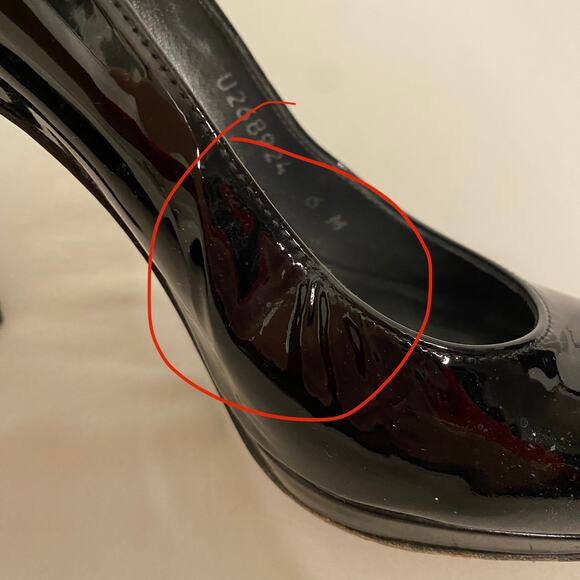 Stuart Weitzman Patent Leather Stiletto Pumps Size 6 - Picture 9 of 9